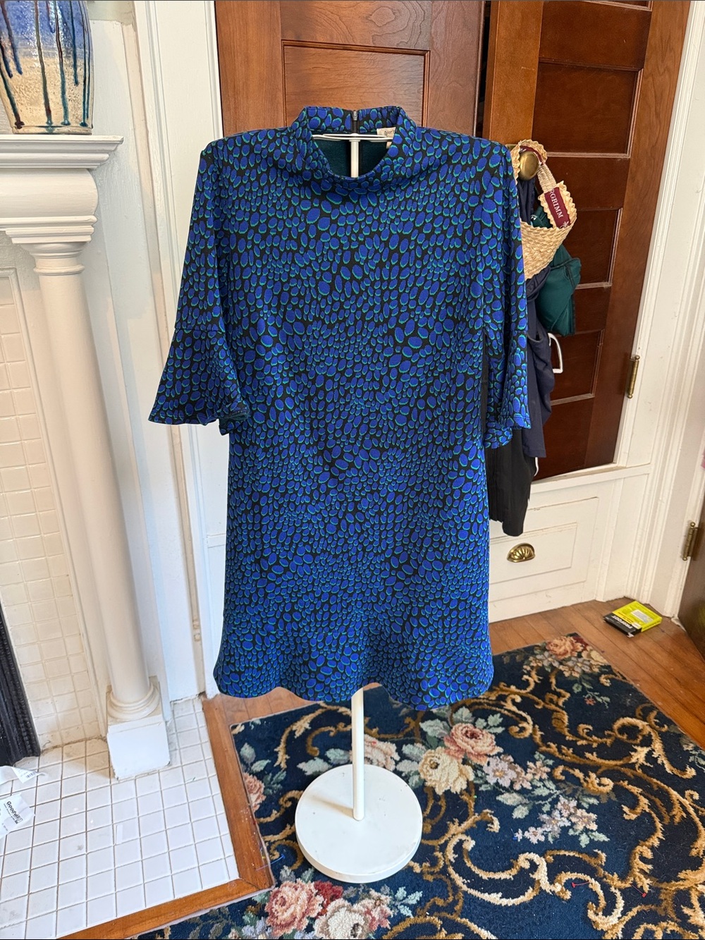 Tyler Boe bell sleeve high neck dress- worn 2x. 160 retail